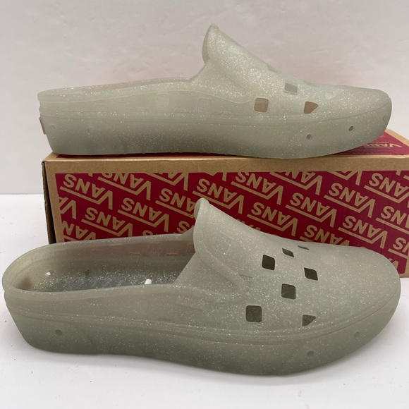 Vans Other - Vans Men’s Slip-On Mule Trk
Glitter Gray
VN0005V8BGF Sandals Sneakers